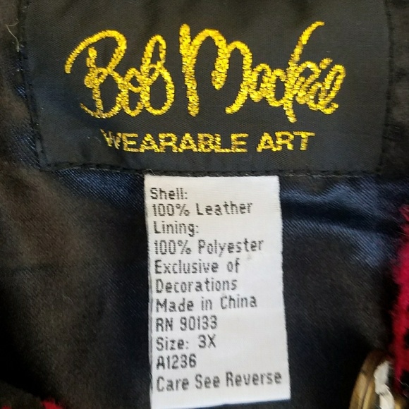 COLLECTABLE! Bob Mackie Suede jacket with Apples - Picture 3 of 6